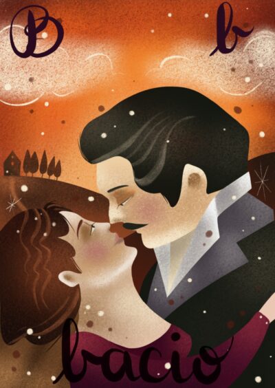 L'abbecedario dell'amore B di bacio