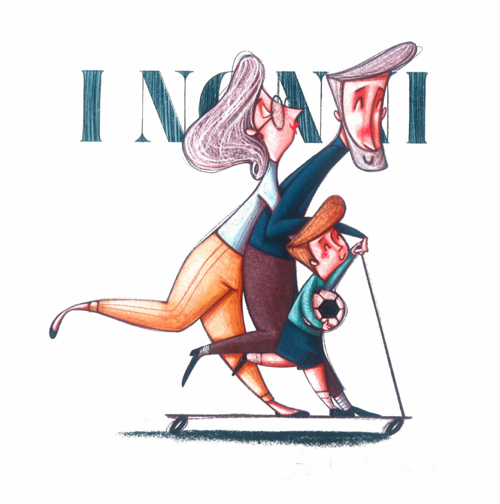 I nonni (con il nipotino)