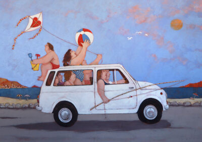 Al mare in 500 familiare