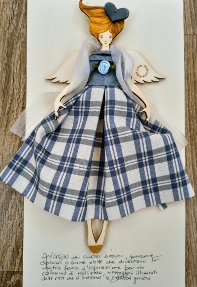 Angelo dei cuori azzurri